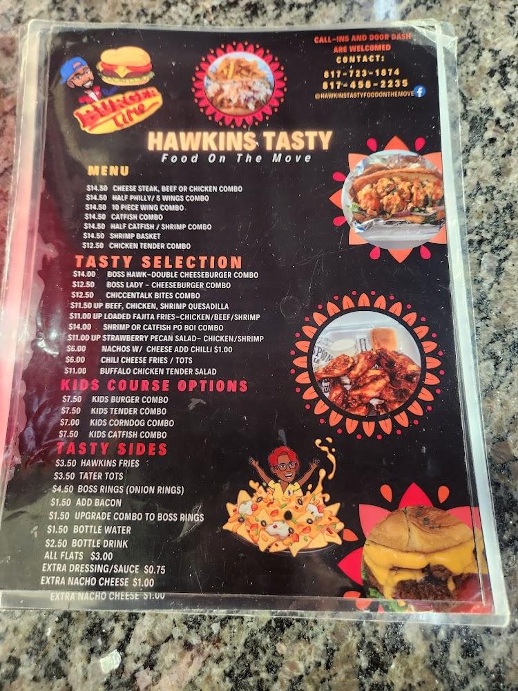 Hawkins Tasty Food Menu image 1